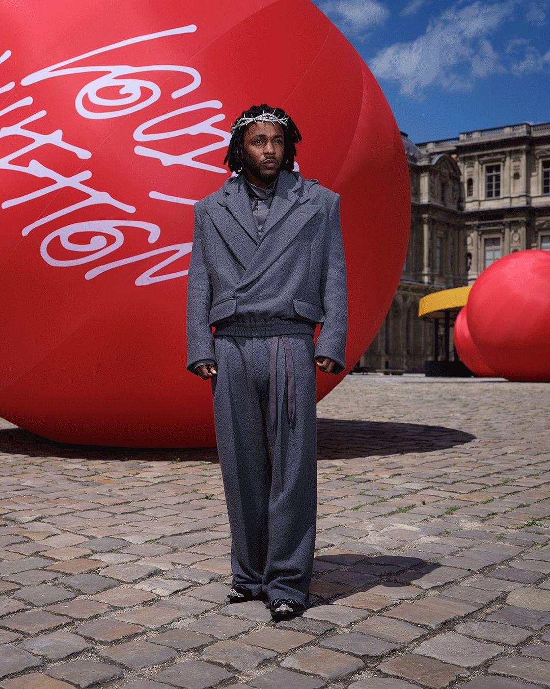 Kendrick Lamar performs at Paris Fashion Week